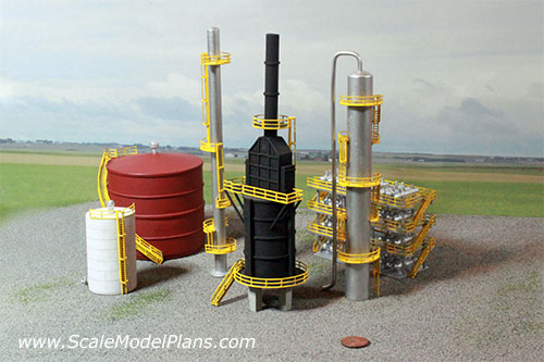 N Scale Oil Refinery kit
