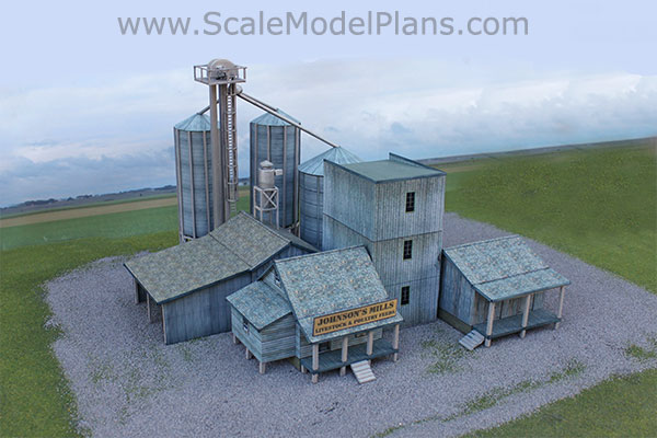 HO scale Feed Mill