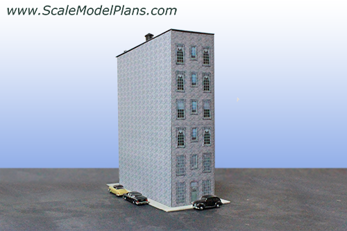  Railroad and Diorama Commercial Building in HO, O, OO, and N Scale