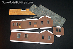 ready to assemble printable O scale cardstock kit