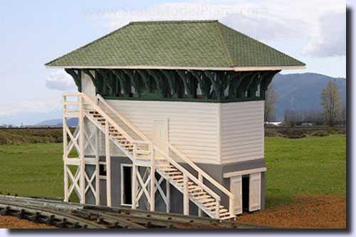 N scale control tower