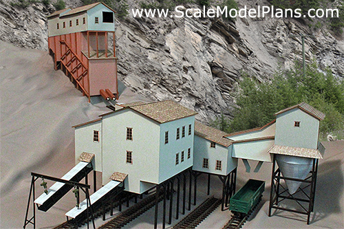 Model Train Mine HO scale coal mine