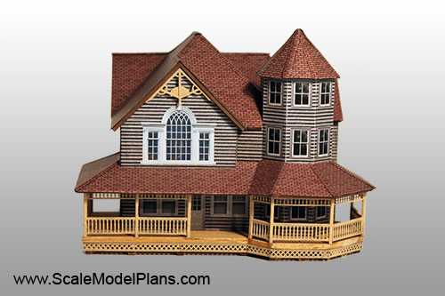 n scale train houses