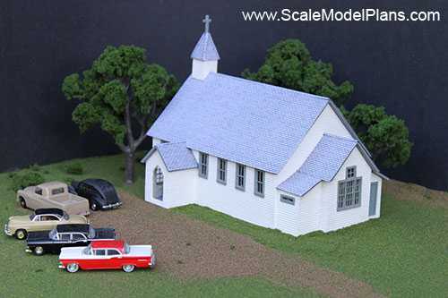 HO scale Christ Church in Hope BC - HO Scale Structure