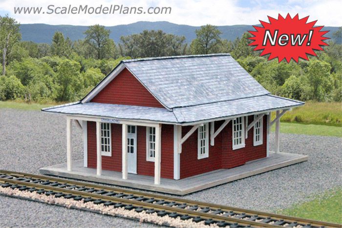 Model Railroad and Diorama Trackside Plans in HO Scale O 