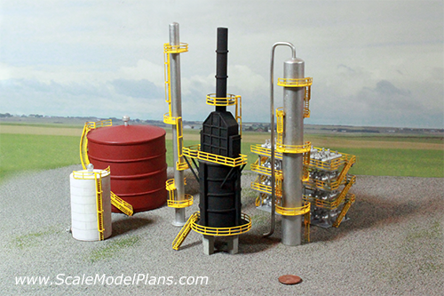 Plans for Model Railroad Industrial Buildings in HO, O, OO 