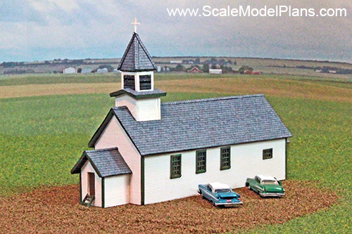 N Scale Model St. Mary's Church