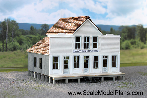 Barkerville Assay Office Railroad Model