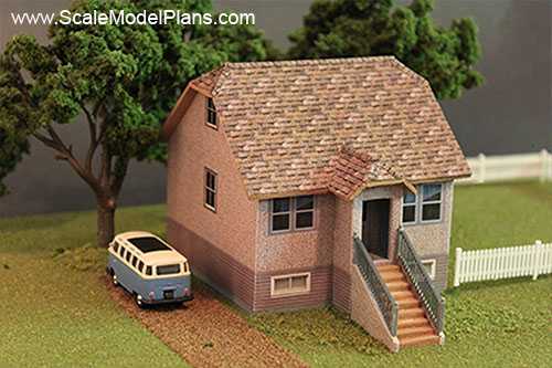 Cardstock model N scale