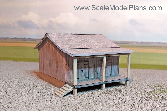Scale model cardstock kit HO Scale