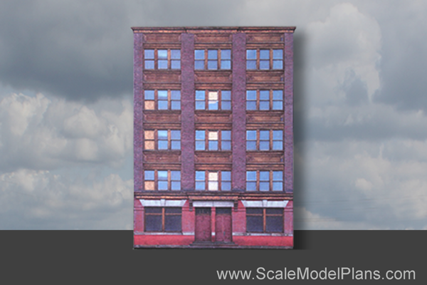 Download Plans for Model Railroad Industrial Buildings in HO, O, OO, and N Scales