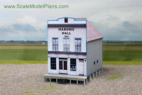 Masonic Hall Railroad Model