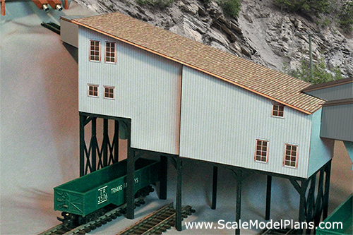 HO scale coal mine