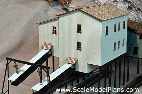 HO scale coal mine