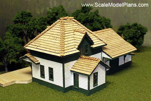 Fort Langley Train Station Railroad model
