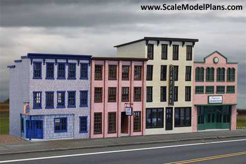model railroad commercial buildings