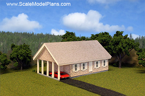 H O scale model plans