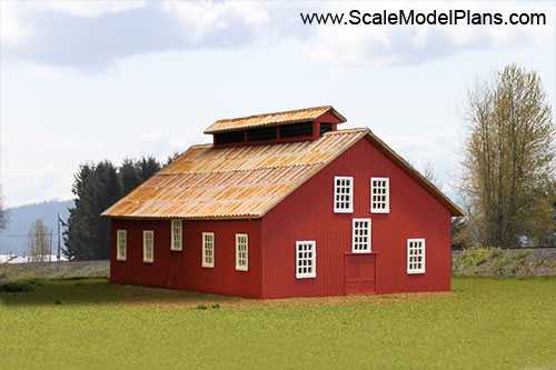 Trackside structure: East Broad Top Railway Blacksmith Shop - HO Scale