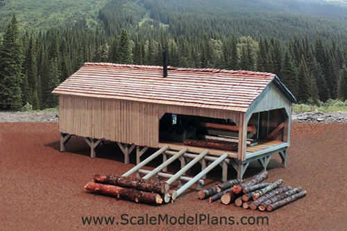 model railroad post and beam tutorial