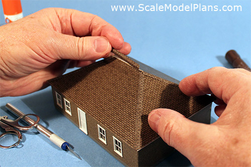 cardstock model construction