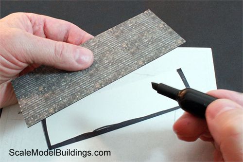 model railroad roofing techniques