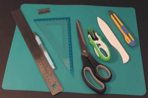 tools for scratchbuilding-model railroad cardstock models