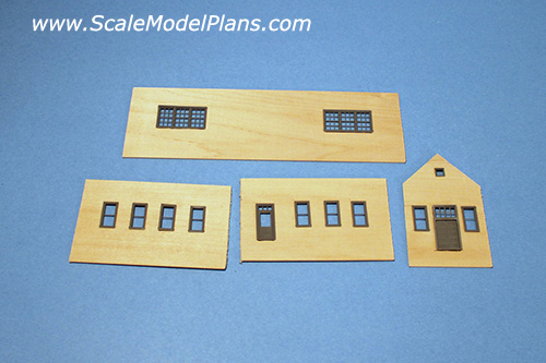 model railroad scratchbuilding scaled windows