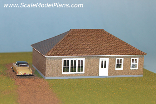 HO scale model railroad foam core construction