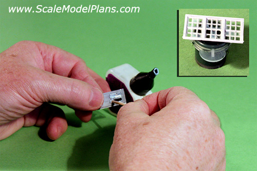 model railroading tips - using canopy cement for window glass