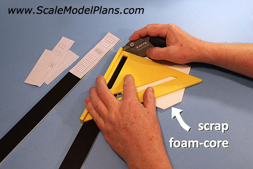 scratch build scale model using gator board