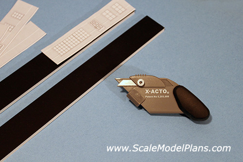 scratch build a scale model using foam board