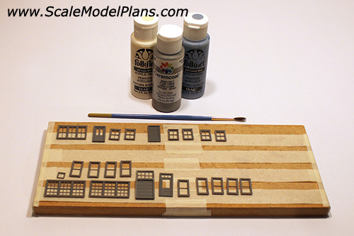 model railroad scratchbuilding painting techniques