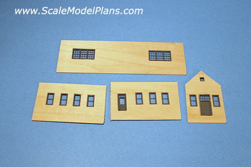 scratch build a model railroad structure