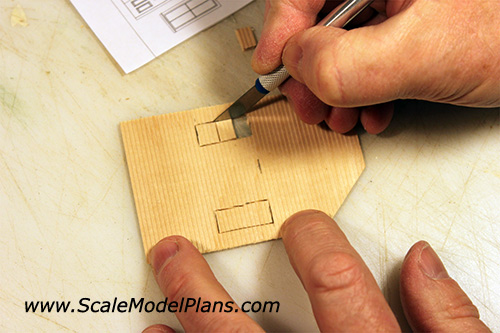 installing model railroad scale windows