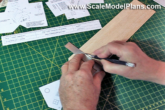 model railroad cardstock model materials