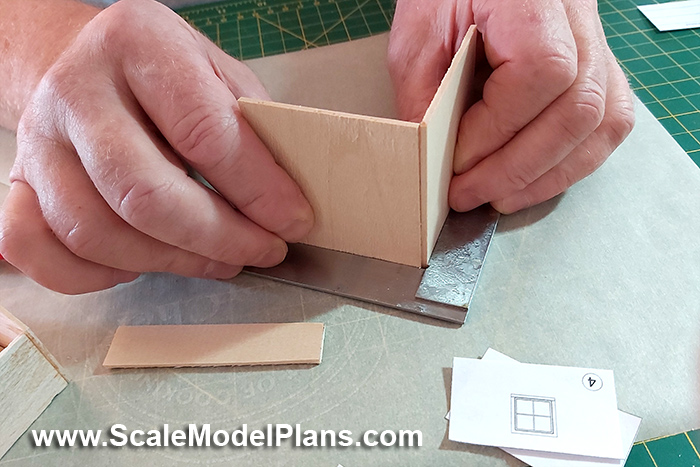 Plan 735 cardstock model sheets