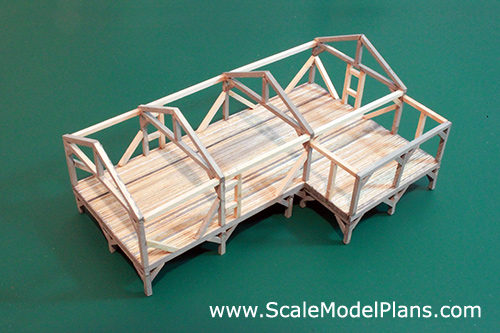 post and beam HO Scale