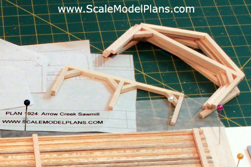 post and beam HO Scale