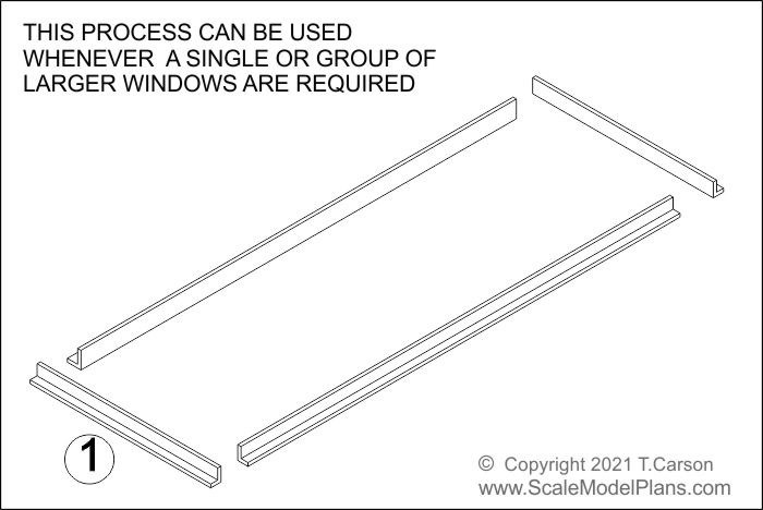 Customizing scale model windows